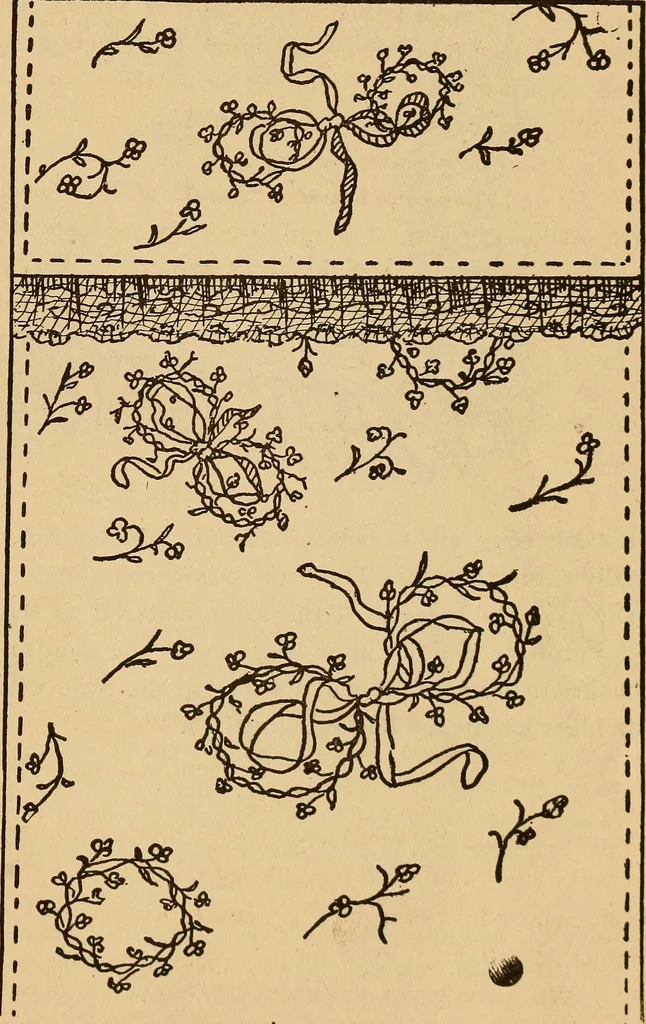 An illustration from Dainty work for pleasure and profit, 1893, leaf 453