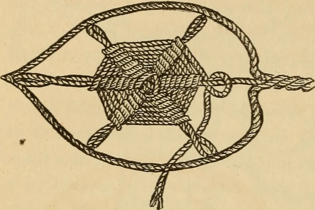 An illustration from Dainty work for pleasure and profit, 1893, leaf 46