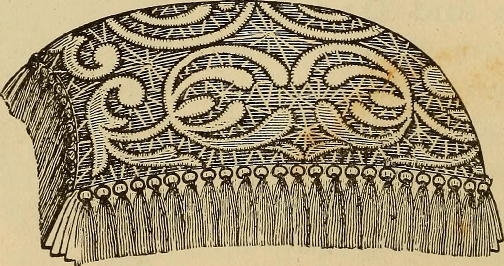 An illustration from Dainty work for pleasure and profit, 1893, leaf 84
