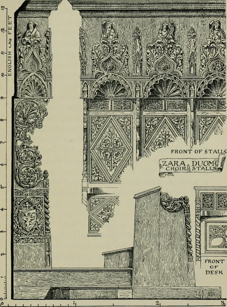 An illustration from Dalmatia, the Quarnero and Istria, with Cettigne in Montenegro and the island of Grado, 1887, leaf 316