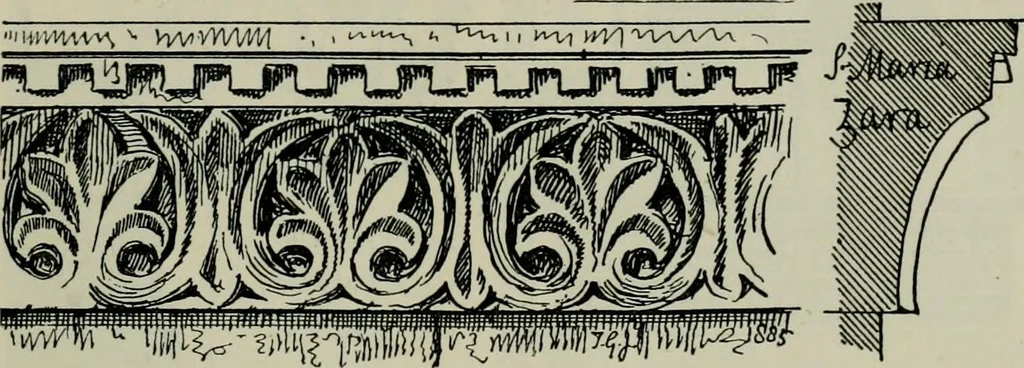 An illustration from Dalmatia, the Quarnero and Istria, with Cettigne in Montenegro and the island of Grado, 1887, leaf 352