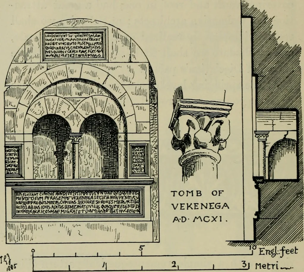 An illustration from Dalmatia, the Quarnero and Istria, with Cettigne in Montenegro and the island of Grado, 1887, leaf 353