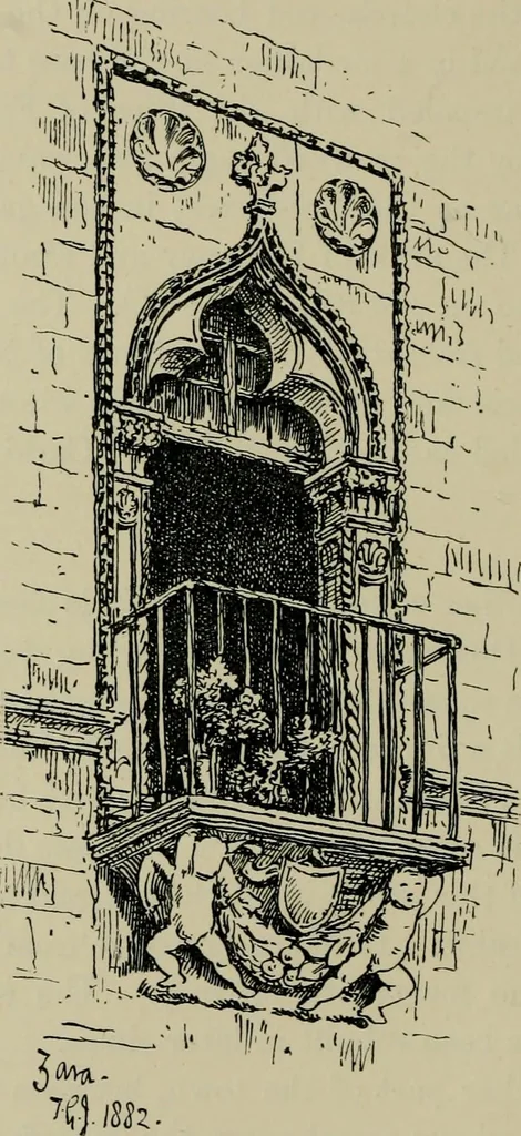An illustration from Dalmatia, the Quarnero and Istria, with Cettigne in Montenegro and the island of Grado, 1887, leaf 373