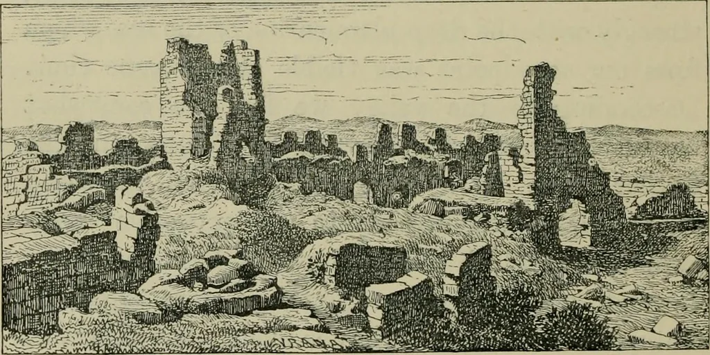 An illustration from Dalmatia, the Quarnero and Istria, with Cettigne in Montenegro and the island of Grado, 1887, leaf 415
