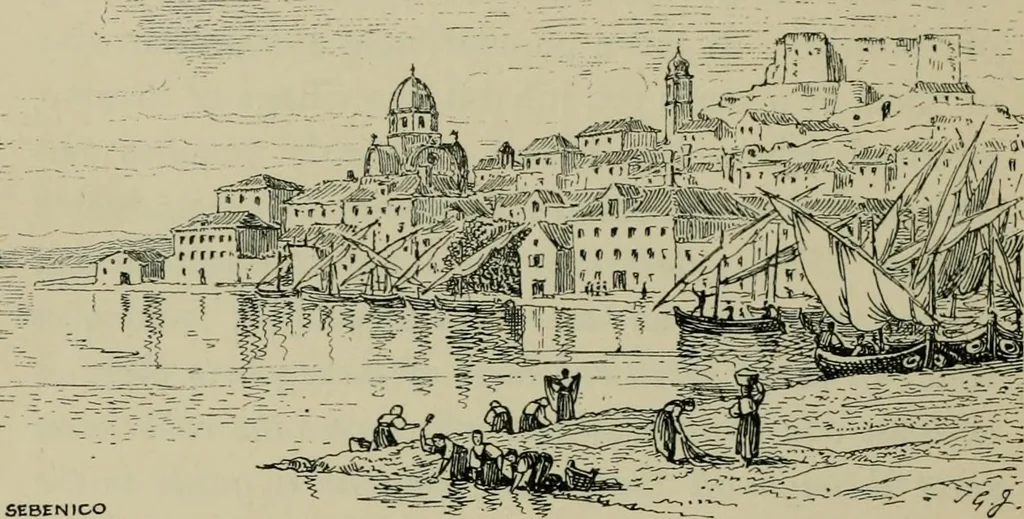 An illustration from Dalmatia, the Quarnero and Istria, with Cettigne in Montenegro and the island of Grado, 1887, leaf 431