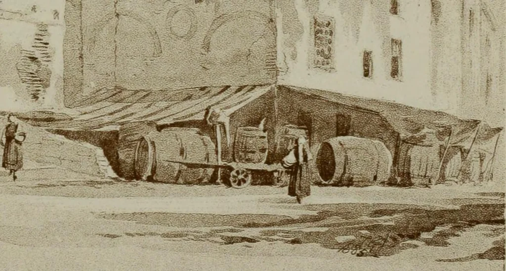 An illustration from Dalmatia, the Quarnero and Istria, with Cettigne in Montenegro and the island of Grado, 1887, leaf 454