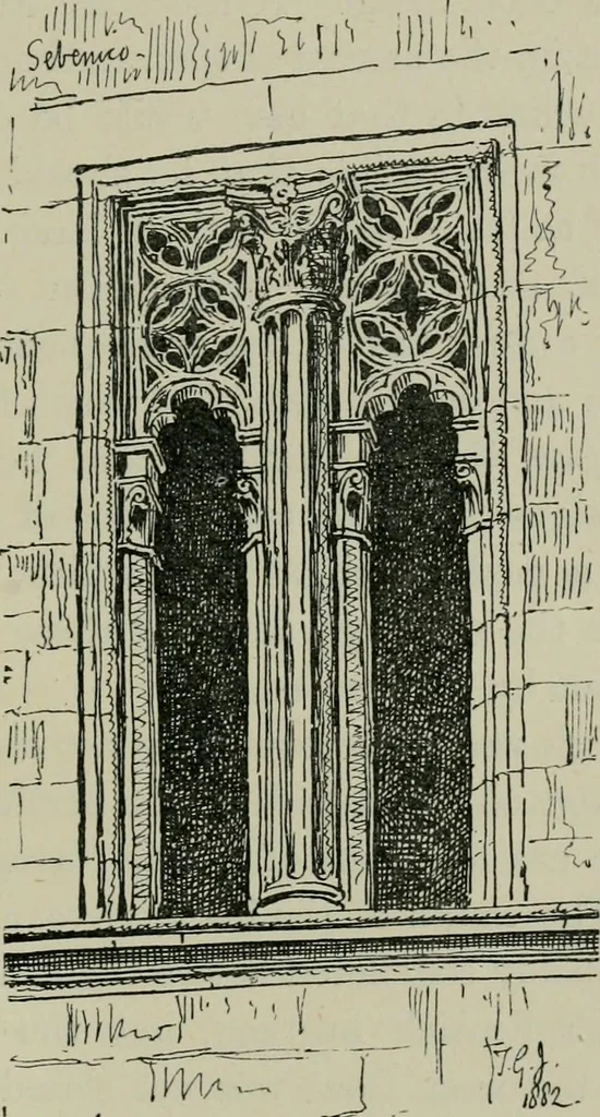An illustration from Dalmatia, the Quarnero and Istria, with Cettigne in Montenegro and the island of Grado, 1887, leaf 462