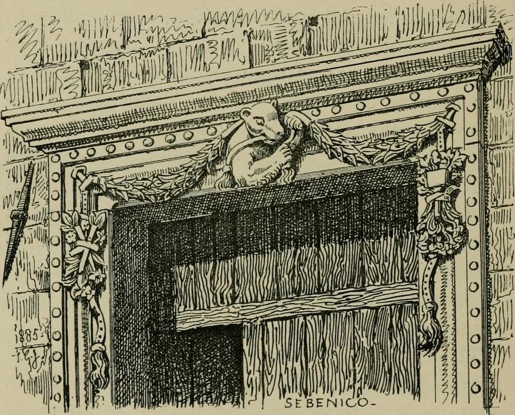 An illustration from Dalmatia, the Quarnero and Istria, with Cettigne in Montenegro and the island of Grado, 1887, leaf 469
