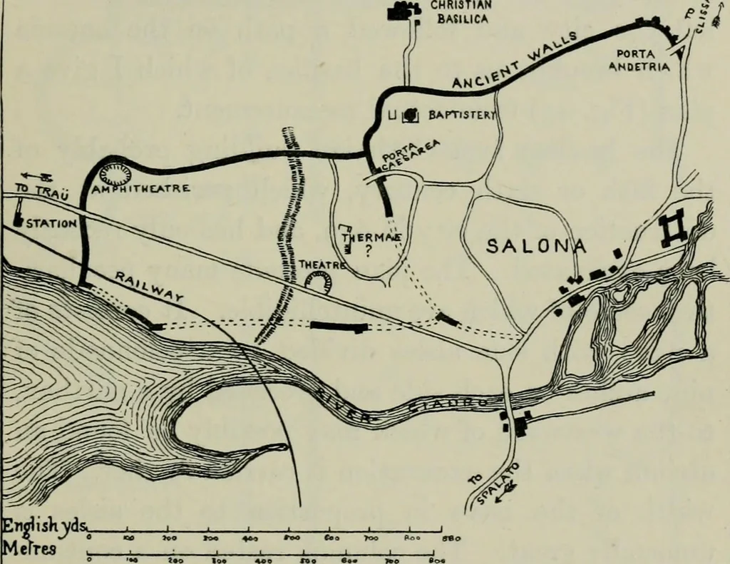 An illustration from Dalmatia, the Quarnero and Istria, with Cettigne in Montenegro and the island of Grado, 1887, leaf 107