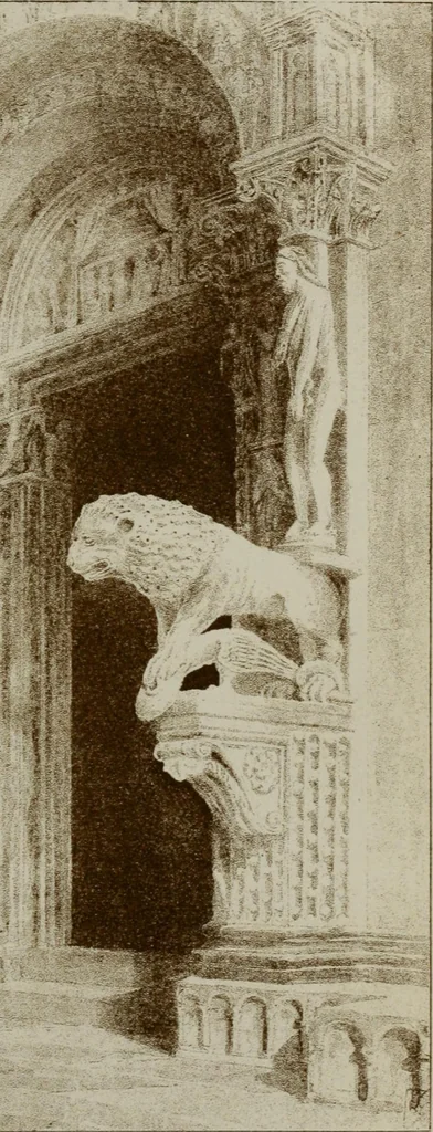 An illustration from Dalmatia, the Quarnero and Istria, with Cettigne in Montenegro and the island of Grado, 1887, leaf 133