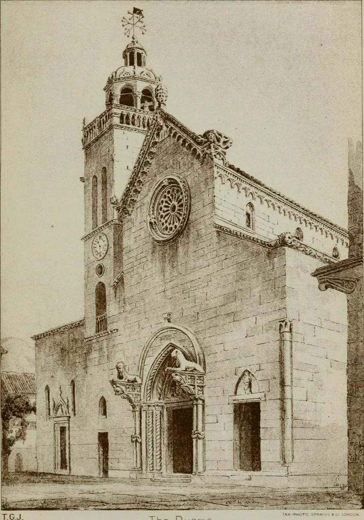 An illustration from Dalmatia, the Quarnero and Istria, with Cettigne in Montenegro and the island of Grado, 1887, leaf 297