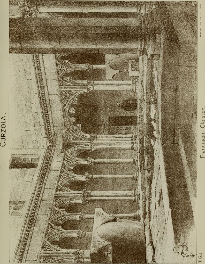An illustration from Dalmatia, the Quarnero and Istria, with Cettigne in Montenegro and the island of Grado, 1887, leaf 327