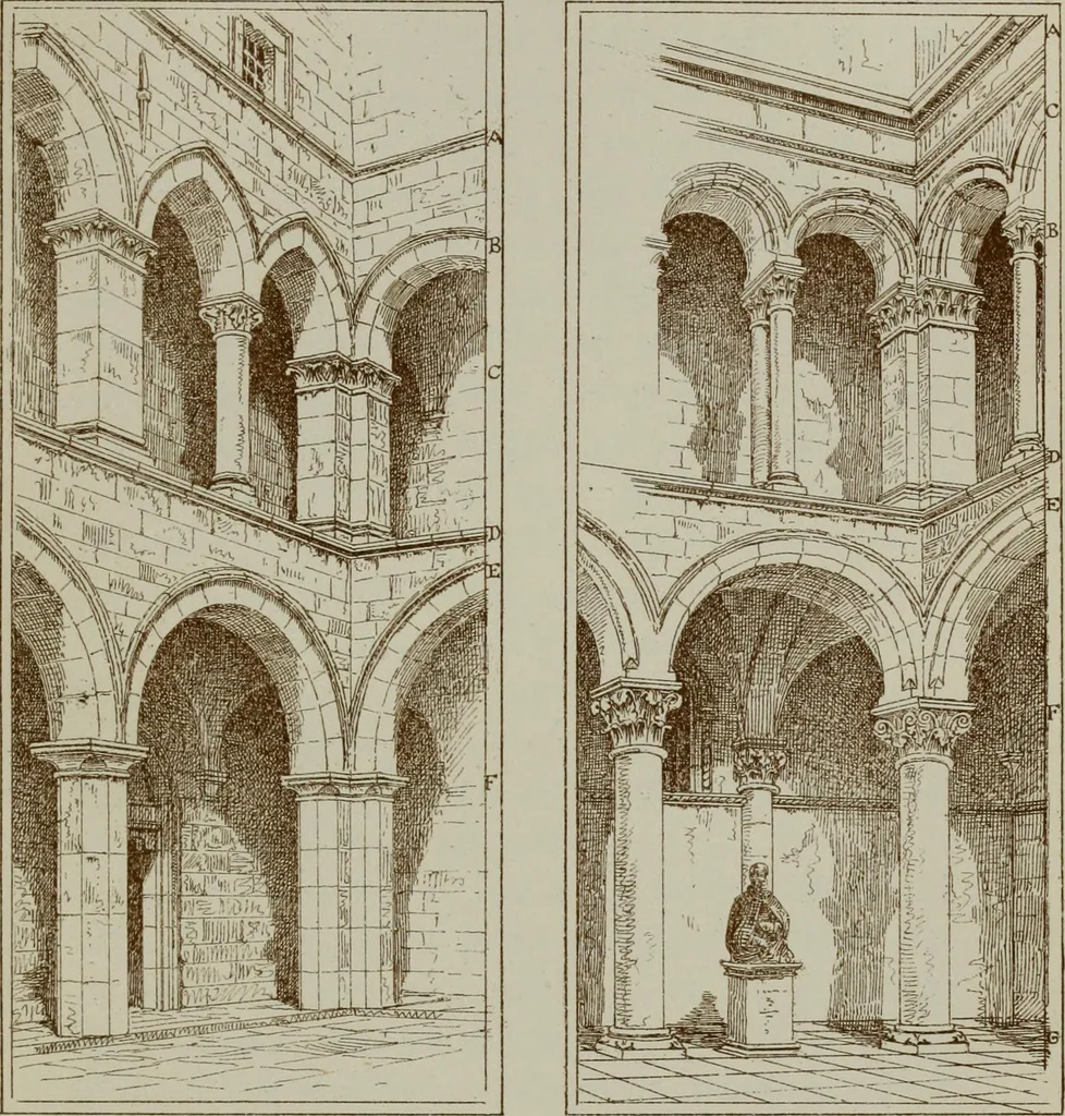 An illustration from Dalmatia, the Quarnero and Istria, with Cettigne in Montenegro and the island of Grado, 1887, leaf 405