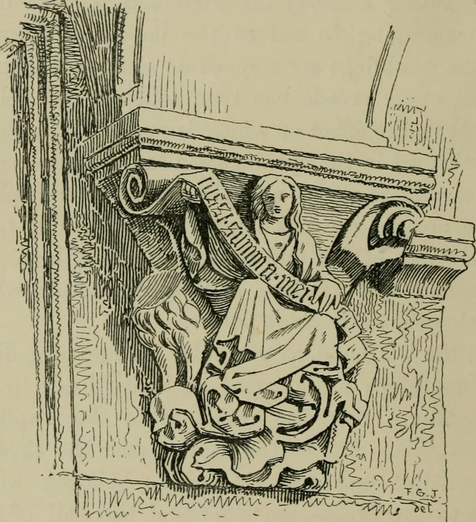 An illustration from Dalmatia, the Quarnero and Istria, with Cettigne in Montenegro and the island of Grado, 1887, leaf 408