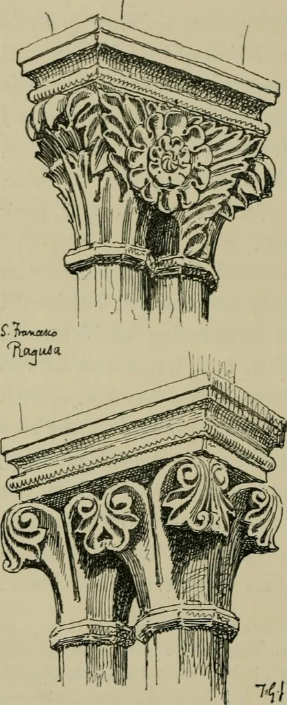 An illustration from Dalmatia, the Quarnero and Istria, with Cettigne in Montenegro and the island of Grado, 1887, leaf 444