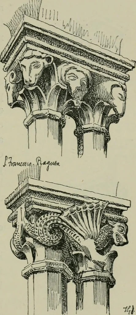 An illustration from Dalmatia, the Quarnero and Istria, with Cettigne in Montenegro and the island of Grado, 1887, leaf 447