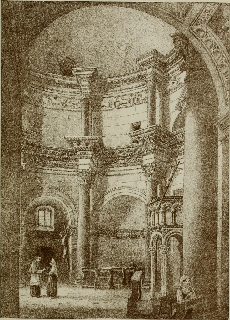 An illustration from Dalmatia, the Quarnero and Istria, with Cettigne in Montenegro and the island of Grado, 1887, leaf 45