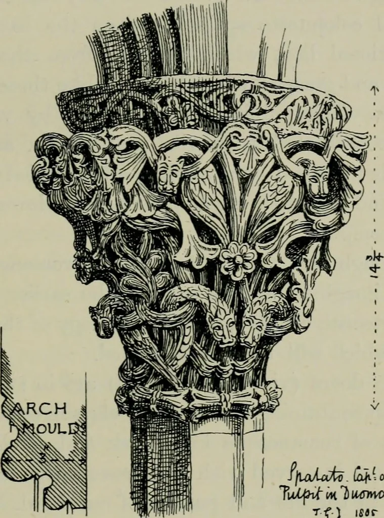 An illustration from Dalmatia, the Quarnero and Istria, with Cettigne in Montenegro and the island of Grado, 1887, leaf 59