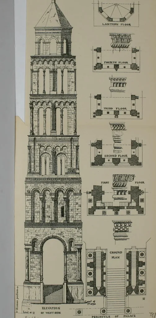 An illustration from Dalmatia, the Quarnero and Istria, with Cettigne in Montenegro and the island of Grado, 1887, leaf 74