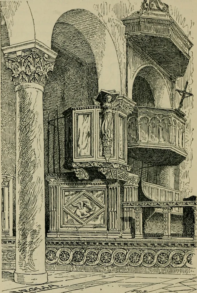An illustration from Dalmatia, the Quarnero and Istria, with Cettigne in Montenegro and the island of Grado, 1887, leaf 165
