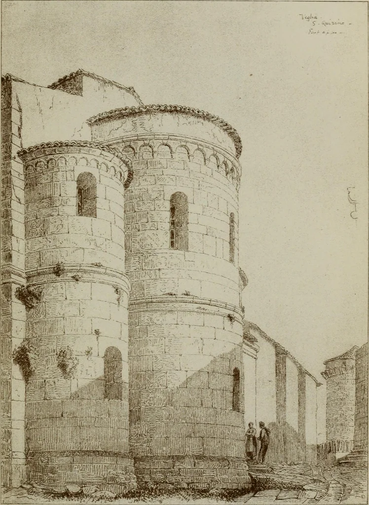 An illustration from Dalmatia, the Quarnero and Istria, with Cettigne in Montenegro and the island of Grado, 1887, leaf 176