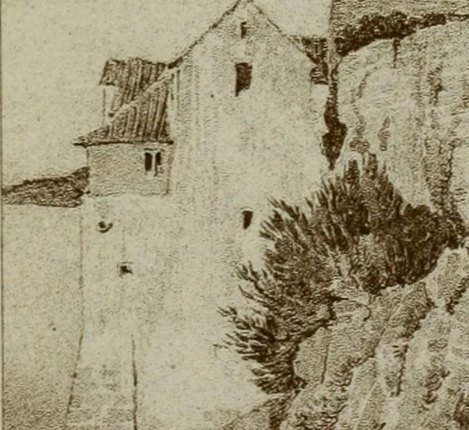 An illustration from Dalmatia, the Quarnero and Istria, with Cettigne in Montenegro and the island of Grado, 1887, leaf 236