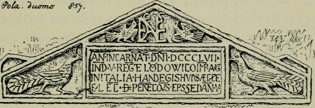 An illustration from Dalmatia, the Quarnero and Istria, with Cettigne in Montenegro and the island of Grado, 1887, leaf 326