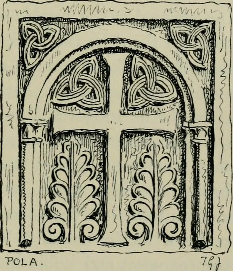 An illustration from Dalmatia, the Quarnero and Istria, with Cettigne in Montenegro and the island of Grado, 1887, leaf 332