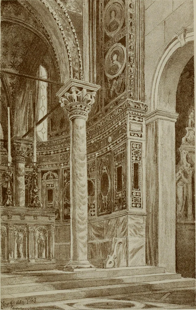 An illustration from Dalmatia, the Quarnero and Istria, with Cettigne in Montenegro and the island of Grado, 1887, leaf 356