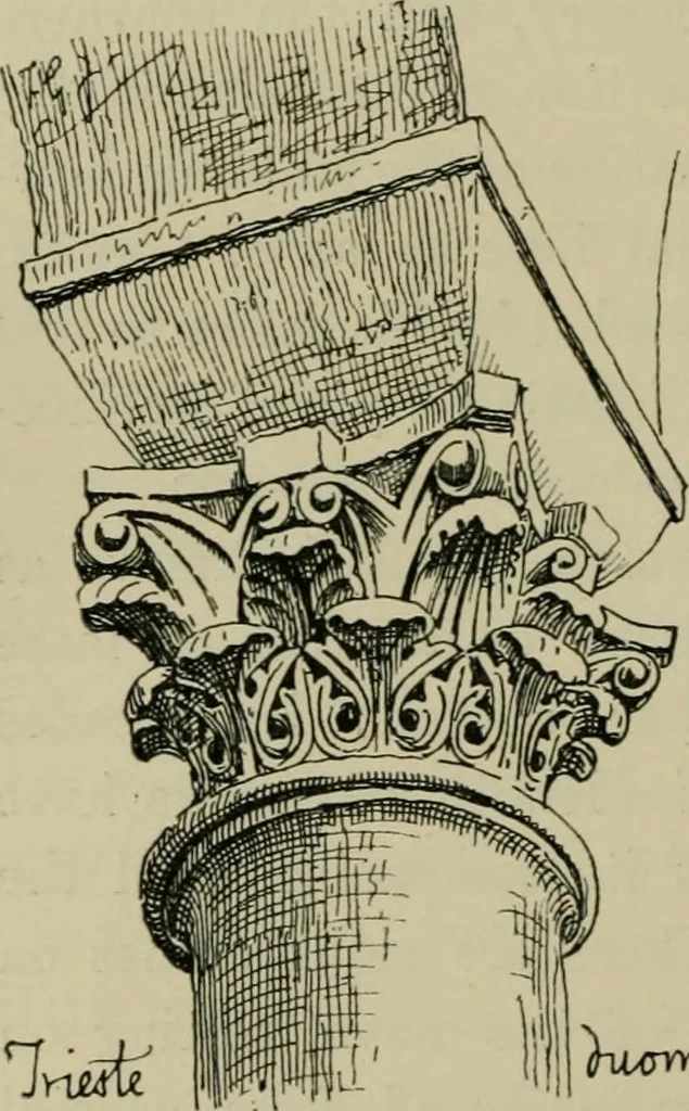 An illustration from Dalmatia, the Quarnero and Istria, with Cettigne in Montenegro and the island of Grado, 1887, leaf 397