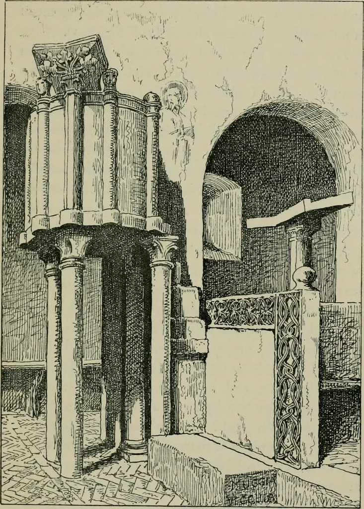 An illustration from Dalmatia, the Quarnero and Istria, with Cettigne in Montenegro and the island of Grado, 1887, leaf 412