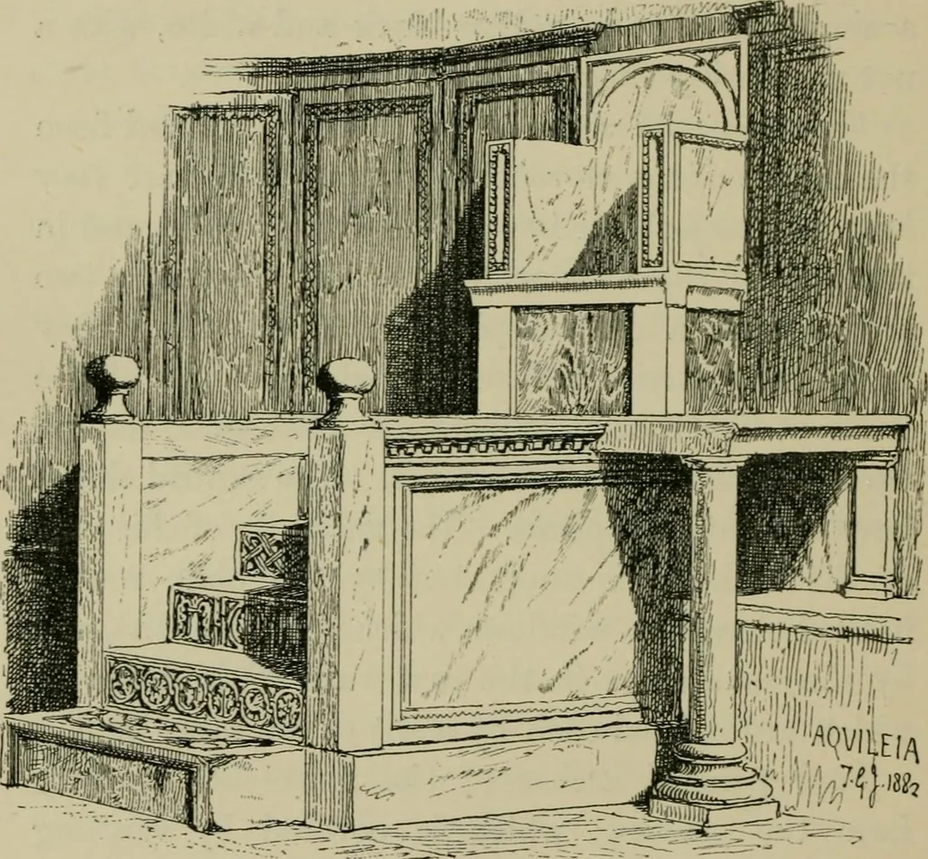 An illustration from Dalmatia, the Quarnero and Istria, with Cettigne in Montenegro and the island of Grado, 1887, leaf 441