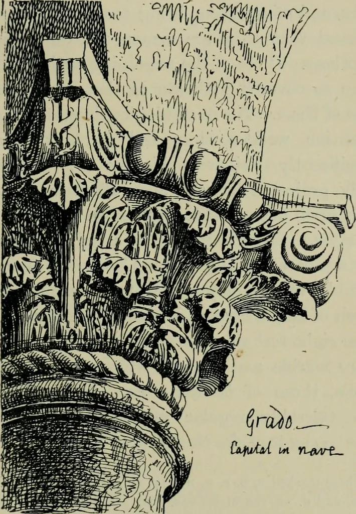 An illustration from Dalmatia, the Quarnero and Istria, with Cettigne in Montenegro and the island of Grado, 1887, leaf 460