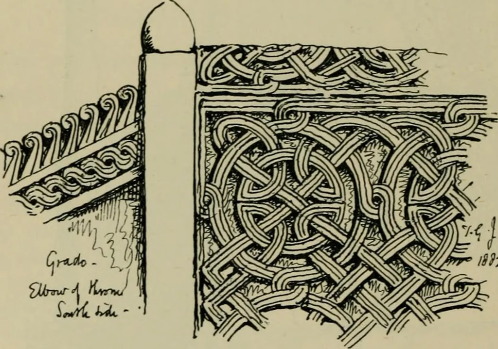 An illustration from Dalmatia, the Quarnero and Istria, with Cettigne in Montenegro and the island of Grado, 1887, leaf 473