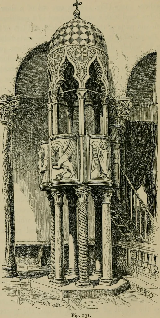 An illustration from Dalmatia, the Quarnero and Istria, with Cettigne in Montenegro and the island of Grado, 1887, leaf 475