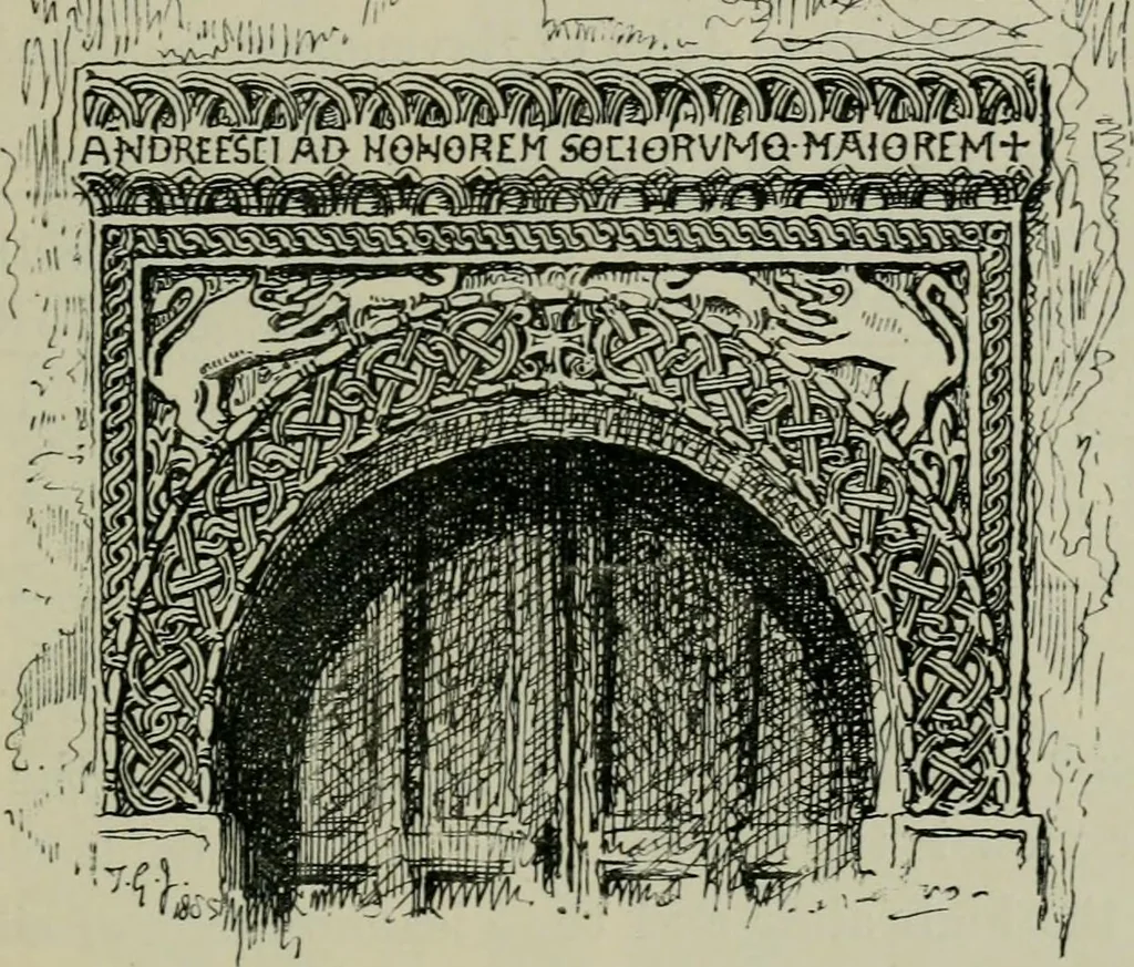 An illustration from Dalmatia, the Quarnero and Istria, with Cettigne in Montenegro and the island of Grado, 1887, leaf 60