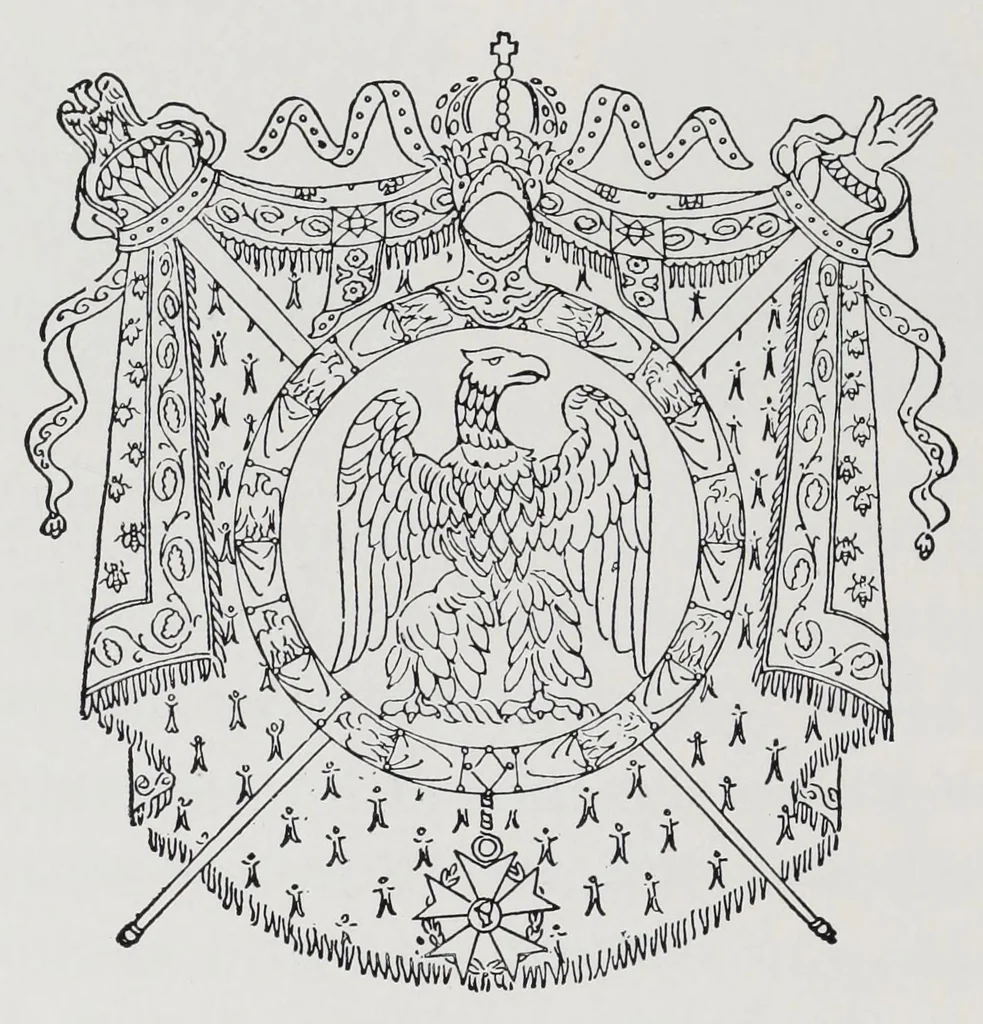 An illustration from Damasks : their origin & ornamentation, 1920, leaf 64