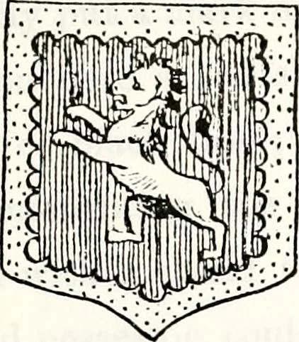 An illustration from Dame heraldry, 1886, leaf 161