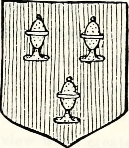 An illustration from Dame heraldry, 1886, leaf 163
