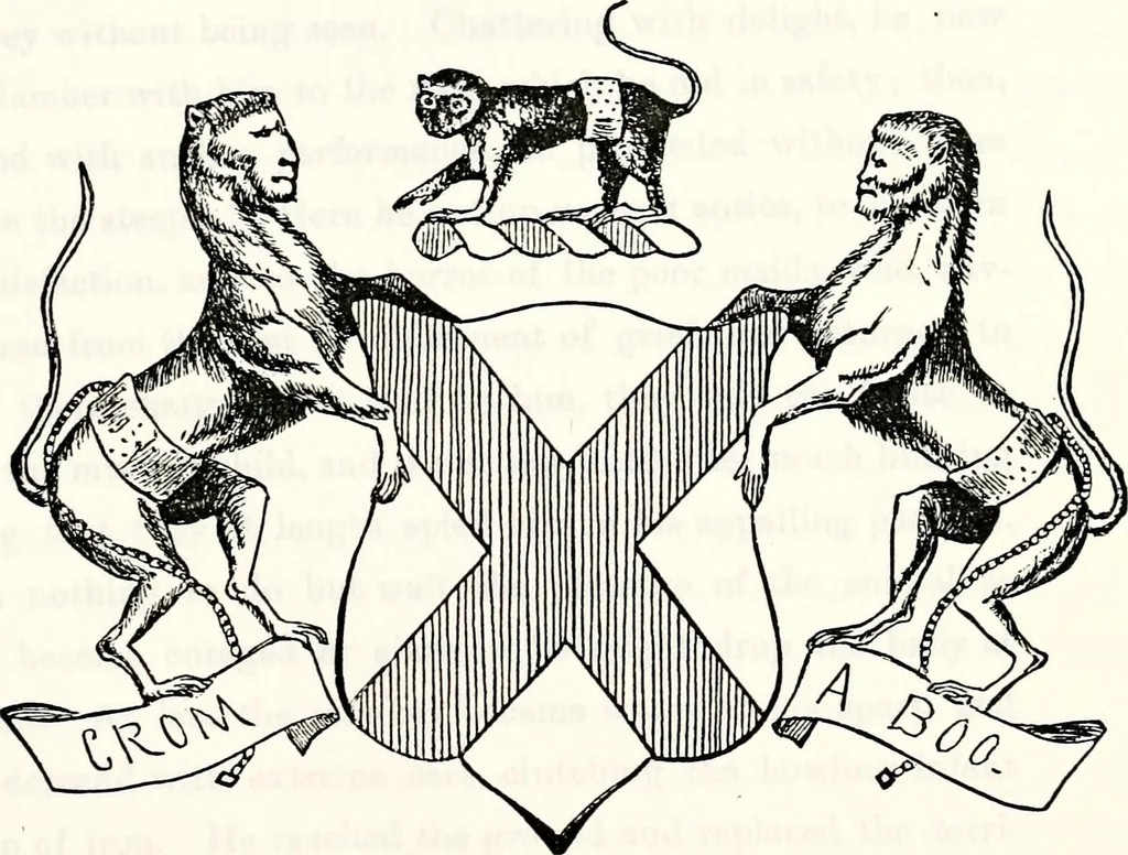 An illustration from Dame heraldry, 1886, leaf 279