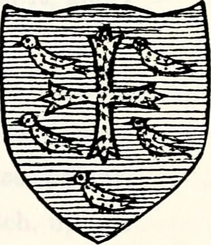 An illustration from Dame heraldry, 1886, leaf 325