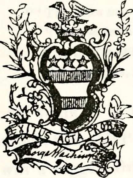 An illustration from Dame heraldry, 1886, leaf 33