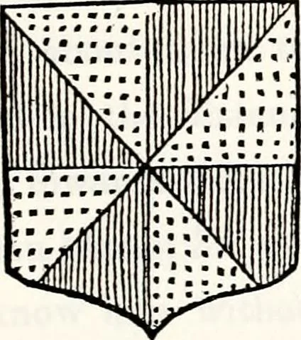 An illustration from Dame heraldry, 1886, leaf 333