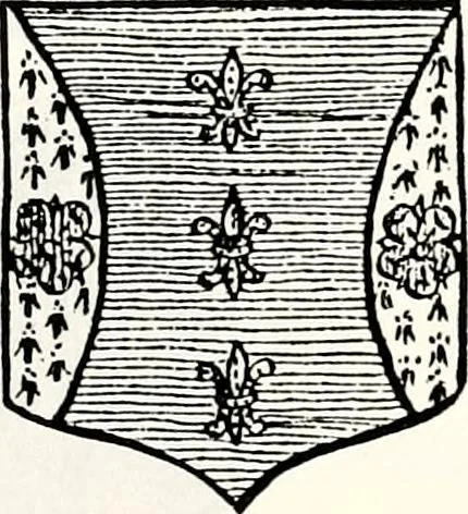 An illustration from Dame heraldry, 1886, leaf 337