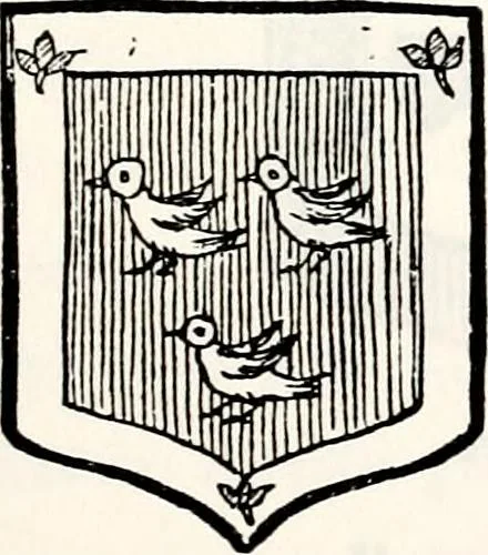 An illustration from Dame heraldry, 1886, leaf 339