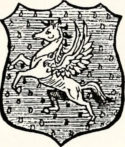 An illustration from Dame heraldry, 1886, leaf 349