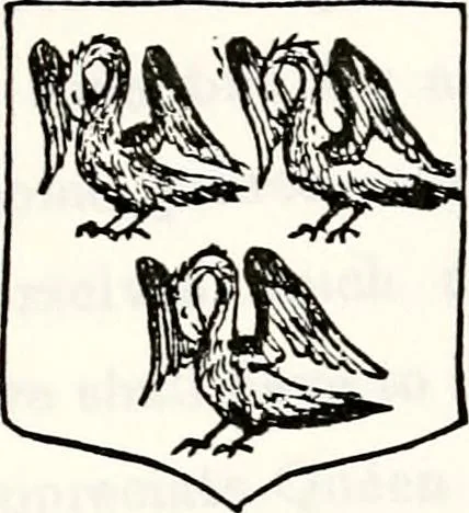 An illustration from Dame heraldry, 1886, leaf 361