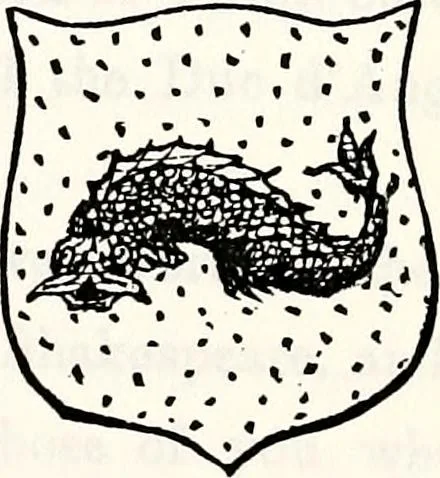 An illustration from Dame heraldry, 1886, leaf 375