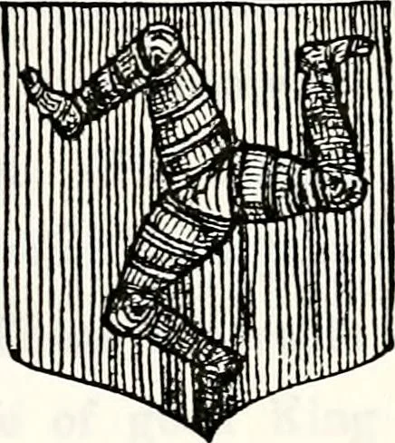 An illustration from Dame heraldry, 1886, leaf 391