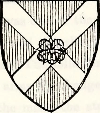 An illustration from Dame heraldry, 1886, leaf 399